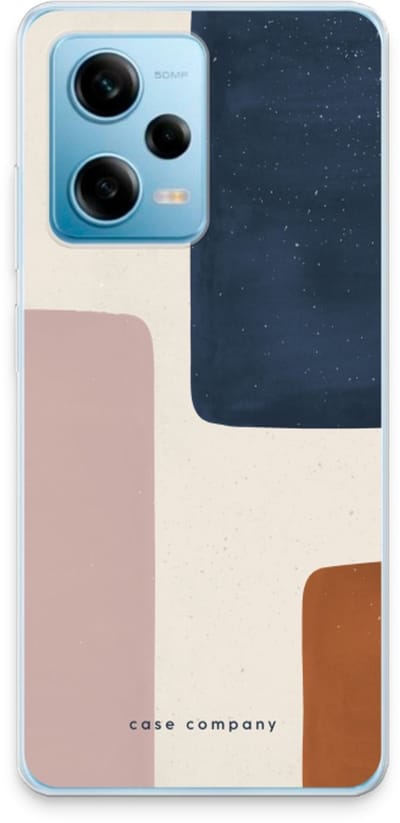 Case Company® - Hoesje geschikt voor Xiaomi Redmi Note 12 Pro 5G hoesje - Geo #5 - Soft Cover Telefoonhoesje - Bescherming aan alle Kanten en Schermrand