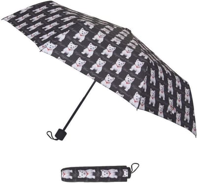 Signare - Paraplu - knop - opvouwbaar - Higland Terrier Westie - Honden - Hondjes