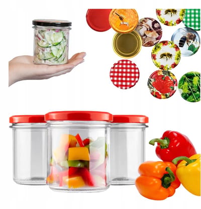Bimberek - Glazen Potten Voor Honing - 350ml - Sterk Glas