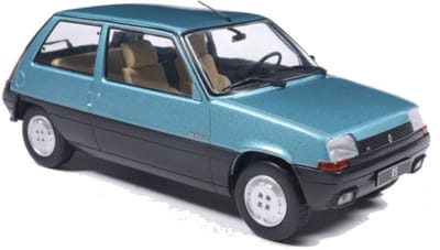Renault 5 GTL 1985 Licht Blauw Modelauto 1/24 Whitebox