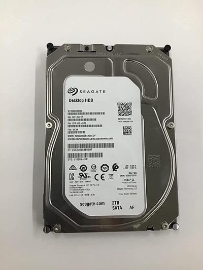 Interne Harde Schijf - Opslagstation HDD - Opslag Uitbreiden - Hoge Capaciteit - 2 TB - Grijs