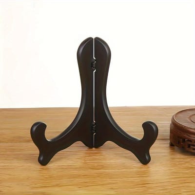 Bordenhouders Opvouwbare Displaystandaard Gipsen Schilderkunst Bordenhouders Basis Decoratieve Standaard Porseleinen Bord Theecake Houder Displaystandaard Bord Displaystandaard zwart