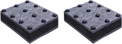 Audio Rack Isolatie Pads - Luidspreker Voetjes Spikes - Geluid Verbeteren - Trillingen Minimaliseren - 2 stuks - Zwart
