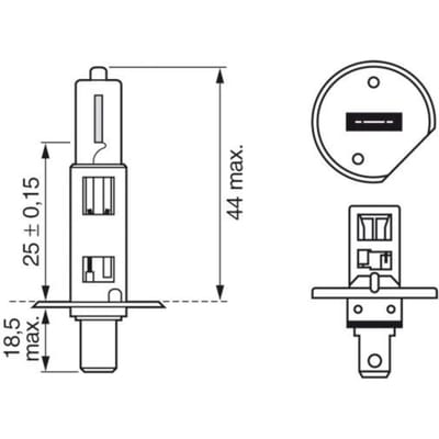 Lamp Halogeen BOSCH H1 Ultra White 12V, 55W