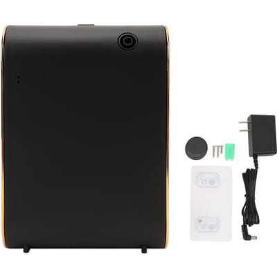 Machine à parfum intelligente ABS Diffuseur d'huiles essentielles d'aromathérapie automatique avec minuterie pour maison salle de bain noir