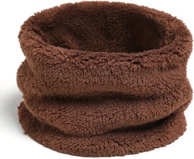 Livano Nekwarmer - Heren - Dames - Fleece - Motor - Bandana - Masker - Colsjaal - Winter - Sjaal - Gewatteerd - Skiën - Warm - Bruin