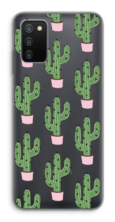 Case Company® - Hoesje geschikt voor Samsung Galaxy A03S hoesje - Cactus Lover - Soft Cover Telefoonhoesje - Bescherming aan alle Kanten en Schermrand
