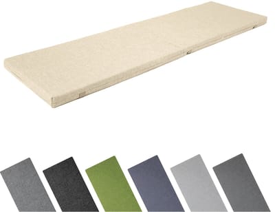 Garronda Bankkussen 120x40 cm – 4 cm dik – Waterafstotend & UV-bestendig – Cappuccino GD-AM-Dino