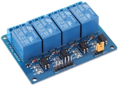 Relais Module 12v | 4-kanaals | t.b.v. Arduino