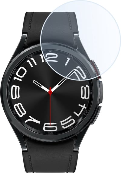 Screenprotector - Geschikt voor Samsung Watch 6 Classic 43 mm - Sterk & Shockproof - Tempered Glass - Beschermglas Screen Cover - Gehard Glas - Bescherm Protector voor Smartwatch
