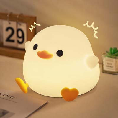 Schattig Dimbaar Eend Nachtlampje – LED Dierenlamp voor Kinderen – Oplaadbaar en Veilig – Uniek Speelgoed Cadeau