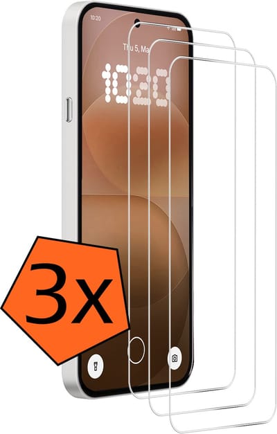 Screenprotector - 3 Stuks - Geschikt voor Nothing Phone (4a) Pro - Extra Sterk - Gehard Glas - Beschermglas - Tempered Glass - Screen Protector