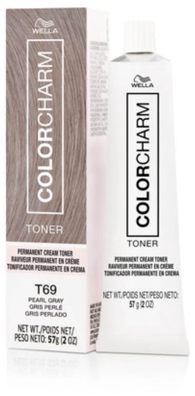 Wella Color Charm Permanent Creme Toner - T69 Pearl Gray - Wella Toner - Haartoner