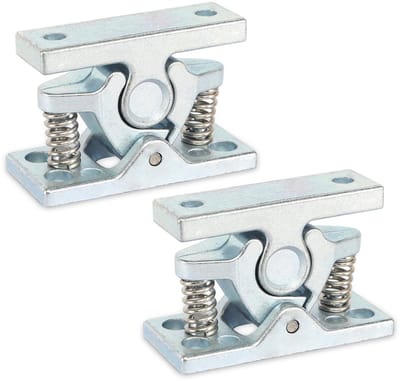 Allecto - Deurstopper Zinklegering - Zware Belasting - Duurzaam en Betrouwbaar - Zilver - Perfect voor Deuren - Ideaal voor Caravan en Camper