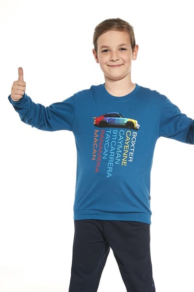 Cornette Katoenen Pyama Jongens Lange Mouw Lange Broek Car Models 267/150 134/140