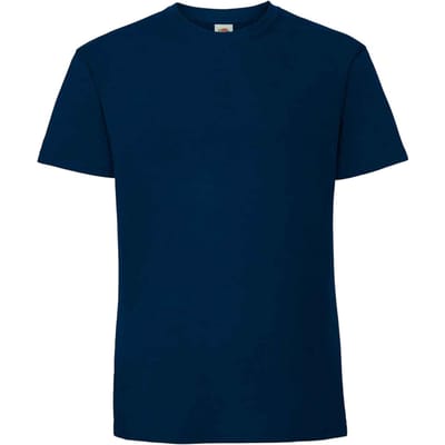 Fruit Of The Loom Mens Ringgesponnen Premium Tshirt (Blauw in de bergen)