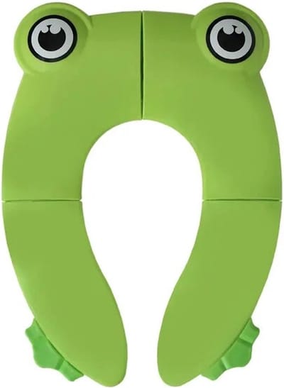 Opvouwbare wc bril verkleiner | Wc bril verkleiner opvouwbaar | Groen