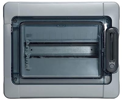 Plexo Socket Divider - IP65 - Indoor and Outdoor Use - 12 Modules - Modular Fuse Box