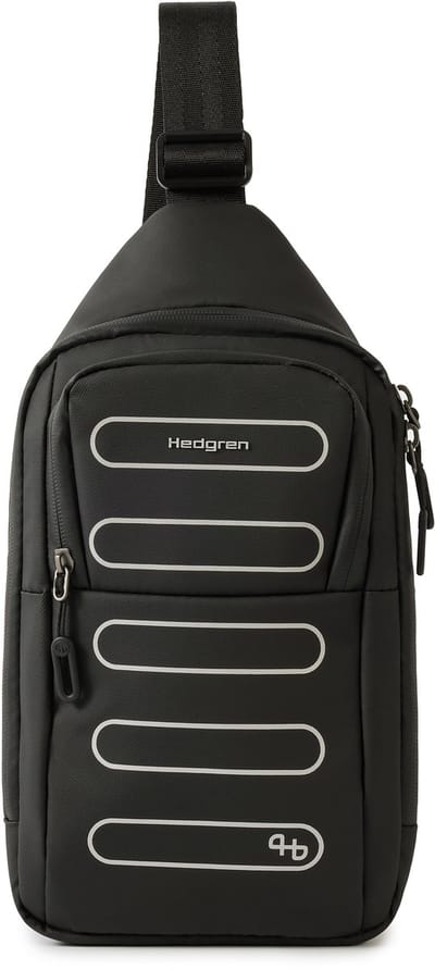 Hedgren SLING P slingbag met RFID-bescherming – Crossbody – Gerecycled en waterafstotend - Zwart