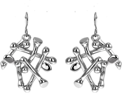 Behave - Oorbellen hanger design - Glanzend zilverkleur - Modern stijlvol