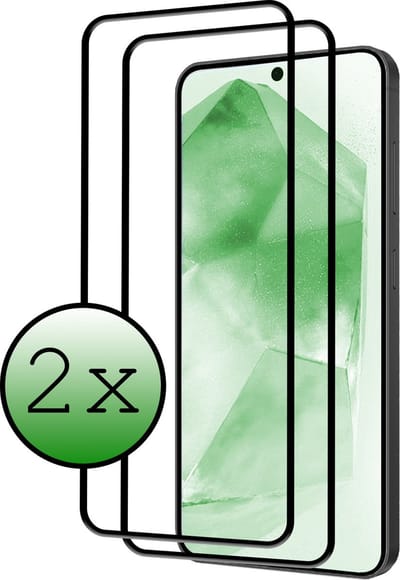 Screenprotector - 2 Stuks Geschikt voor Samsung Galaxy A55 - Full Cover - Beschermglas - Gehard Glas - Tempered Glass - Screen Protector