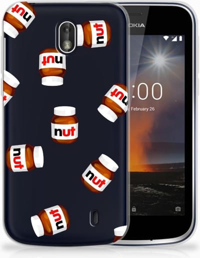 Nokia 1 Siliconen Case Nut Jar