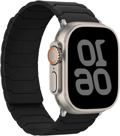 Magnetische Sportband voor Apple Watch 38mm 40mm 41mm 42mm, Sterke Siliconen Loop voor Mannen en Vrouwen, Comfortabele en Duurzame Horlogeband