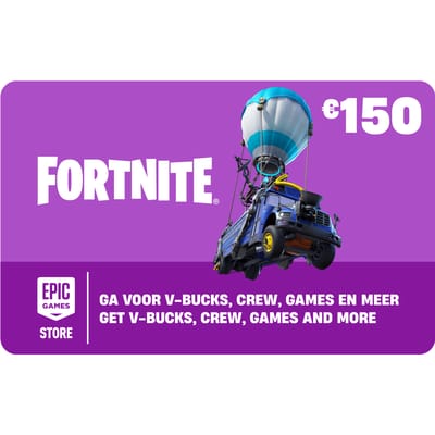 Fortnite Cadeaukaart €150 | Fortnite Vbucks kaart | V-Bucks kopen