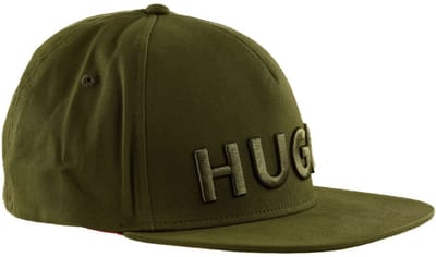 HUGO cap Jago Cap Open Green olijfgroen