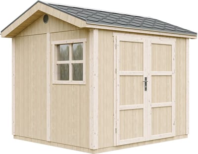 Timbela M913A - LP SmartSide Tuinhuis op houtbasis - 5,9 m² - 250x294xH252 cm - met vloer