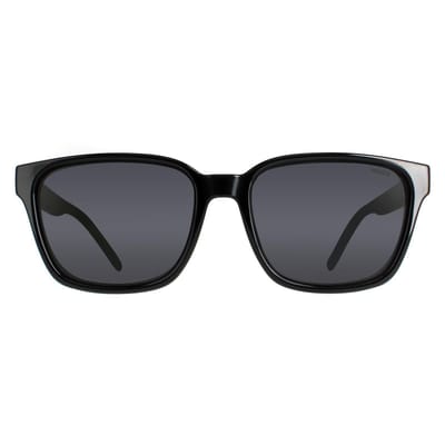 Hugo van Hugo Boss Rectangle Mens Black Gray Blue Hg 1162/S