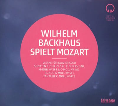 Wilhelm Backhaus - Backhaus Spielt Mozart (CD)