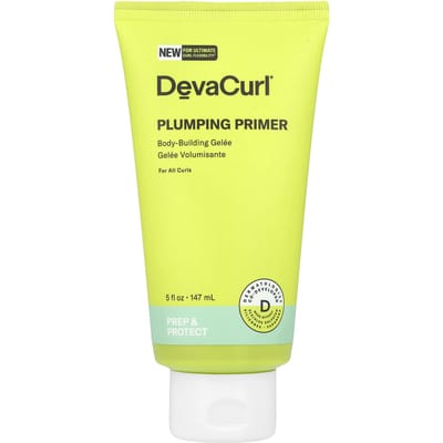 DevaCurl, Base raffermissante, Gel fortifiant pour les cheveux, 5 fl oz (147 ml) yellow