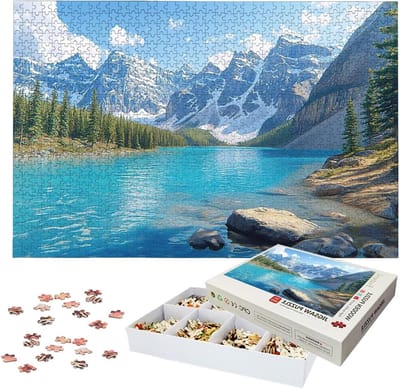 Houten Puzzel - Legpuzzel Volwassenen - Ontspanning en Uitdaging - Met Poster en Scheidingskaarten - 1500 Stukjes - Meerkleurig