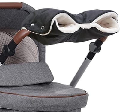 PromoHome kinderwagen handwarmer - universele mof met flanellen binnenkant, waterdicht en winddicht