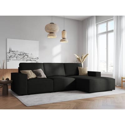 3.5-zitshoekbank Carlo rechts ribstof | Milo Casa