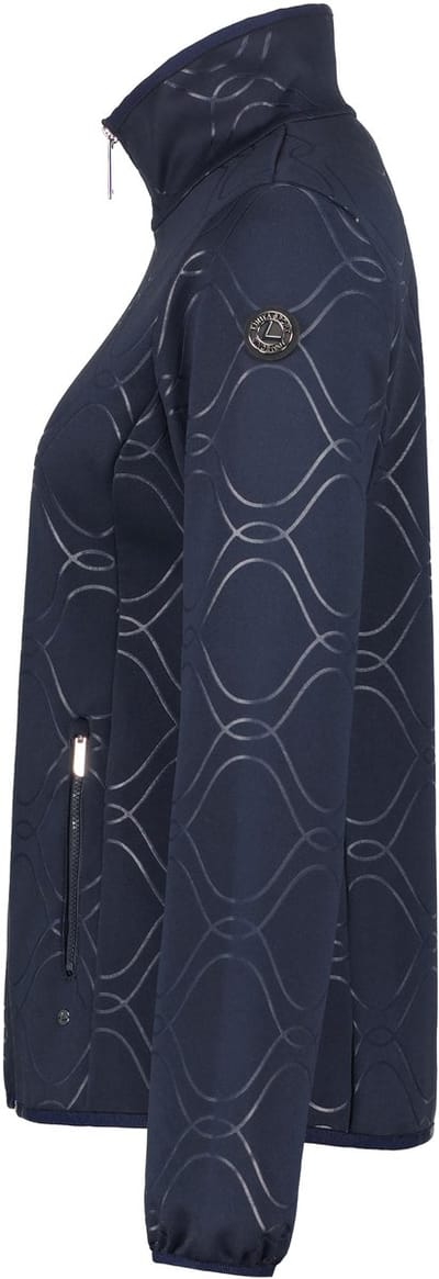 LUHTA - antikkala - Fleece sweater met rits dames - Blauw