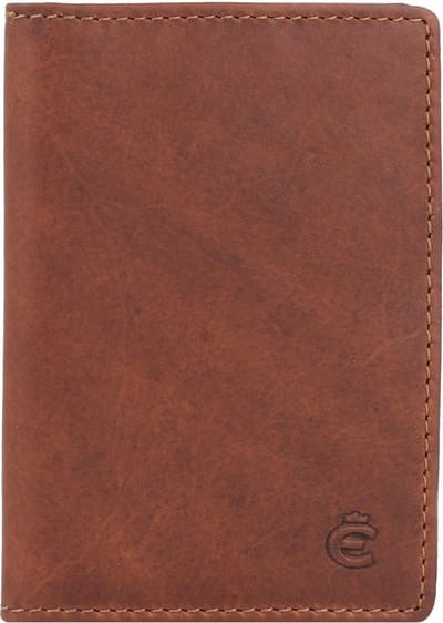 Esquire Dallas Kredietkaart etui RFID-bescherming Leer 7.5 cm - 10 Sleuven - braun