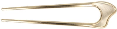 Haarsoires Styling Tool - Haarvork 11cm - Wave – Knot Haarpin – Metaal – Goud
