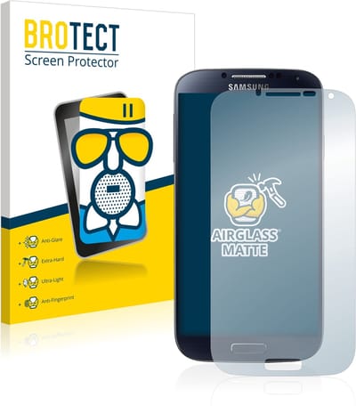 BROTECT - Screenprotector voor Samsung Galaxy S4 - Folie Beschermfolie Beschermglas matte