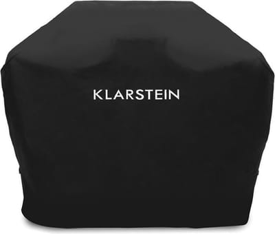 Klarstein Tomahawk 3.1 S cover, regenhoes, weerbescherming, beschermhoes voor gasbarbecue, 135 x 100 x 55 cm (bxhxd), robuust 300D Oxford-canvas/zeildoek, scheurvast, waterdicht, afwasbaar, zwart