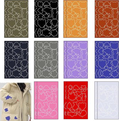 22-delige Waterdichte Patches voor Kleding, Zelfklevende Reparatie Patches voor Jassen, Leer en Tenten, Ideaal voor Slaapzakken en Meubels