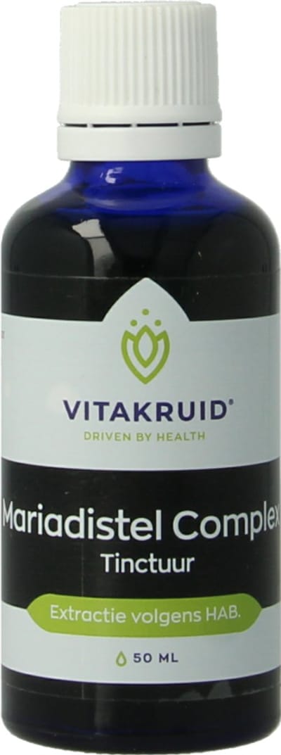 Vitakruid Mariadistel complex tinctuur Voedingssupplement - 50 ml