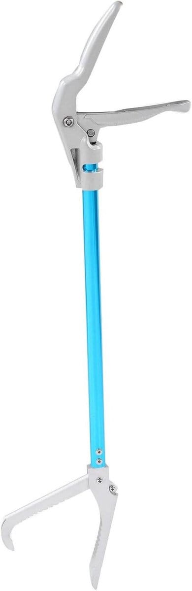 Professionele Slangenvanger - Grijper Tang - Veilig Vangen - Inklapbaar Ontwerp - 70 cm Lengte - Blauw