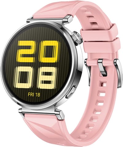 Siliconen bandje - geschikt voor Garmin Venu 2s / 3s / 4 (41mm) / Vivoactive 4s / Forerunner 255s / 265s - Huawei Watch GT 5 Pro - 42mm / GT 6 / GT 5 / GT 4 - 41mm - roze