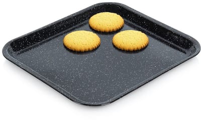Orion - Geëmailleerde Bakplaat - 42,5x37 cm - Zwart - Vaatwasserbestendig