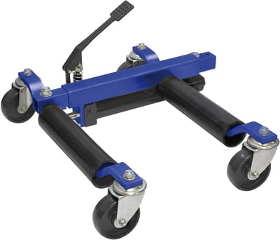 Garagekrik Hydraulisch - Auto Krik - Voertuig Hef - 4 Zwenkwielen - 680 kg Capaciteit - Zilver