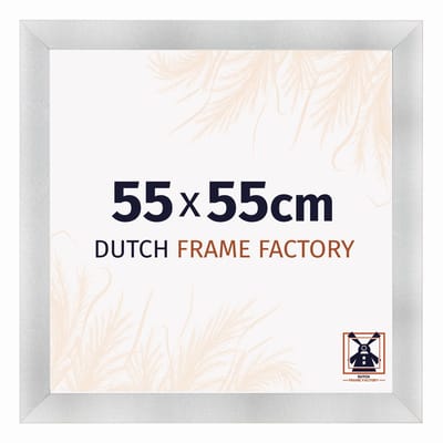 Fotolijst 55x55 cm - MDF - Aluminium Geborsteld - Praag