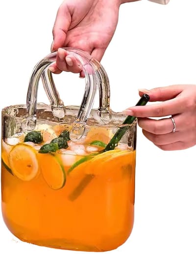 Glazen handtas voor cocktails - Sterke drank - Wijn - Uniek geschenk - Cadeau