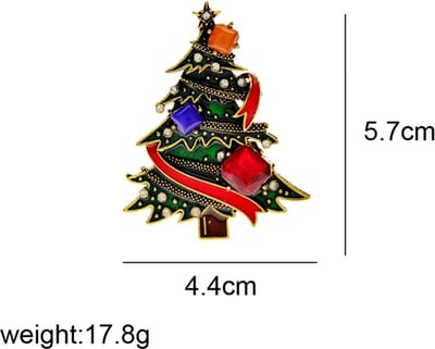 Broche 047 Kerstboom